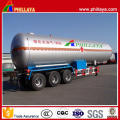 55.6 M3 Liquide Gaz LNG Tanktransport Semi Remorque Conteneur